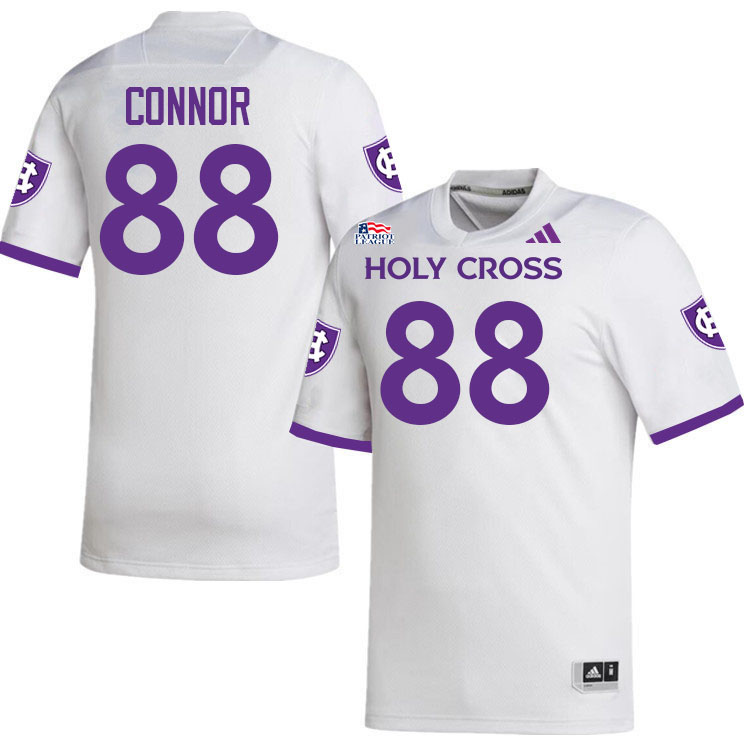 Holy Cross Crusaders #88 George Connor College Football Jerseys,Uniforms-White